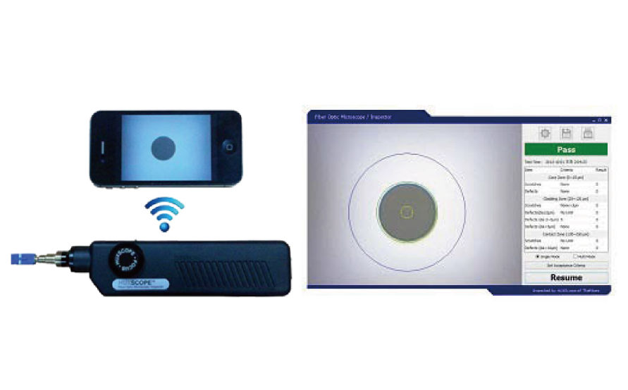 TheFibers/HUXScope-WiFi_手持式MPO光纖端面檢視鏡(USB／WiFi連結)