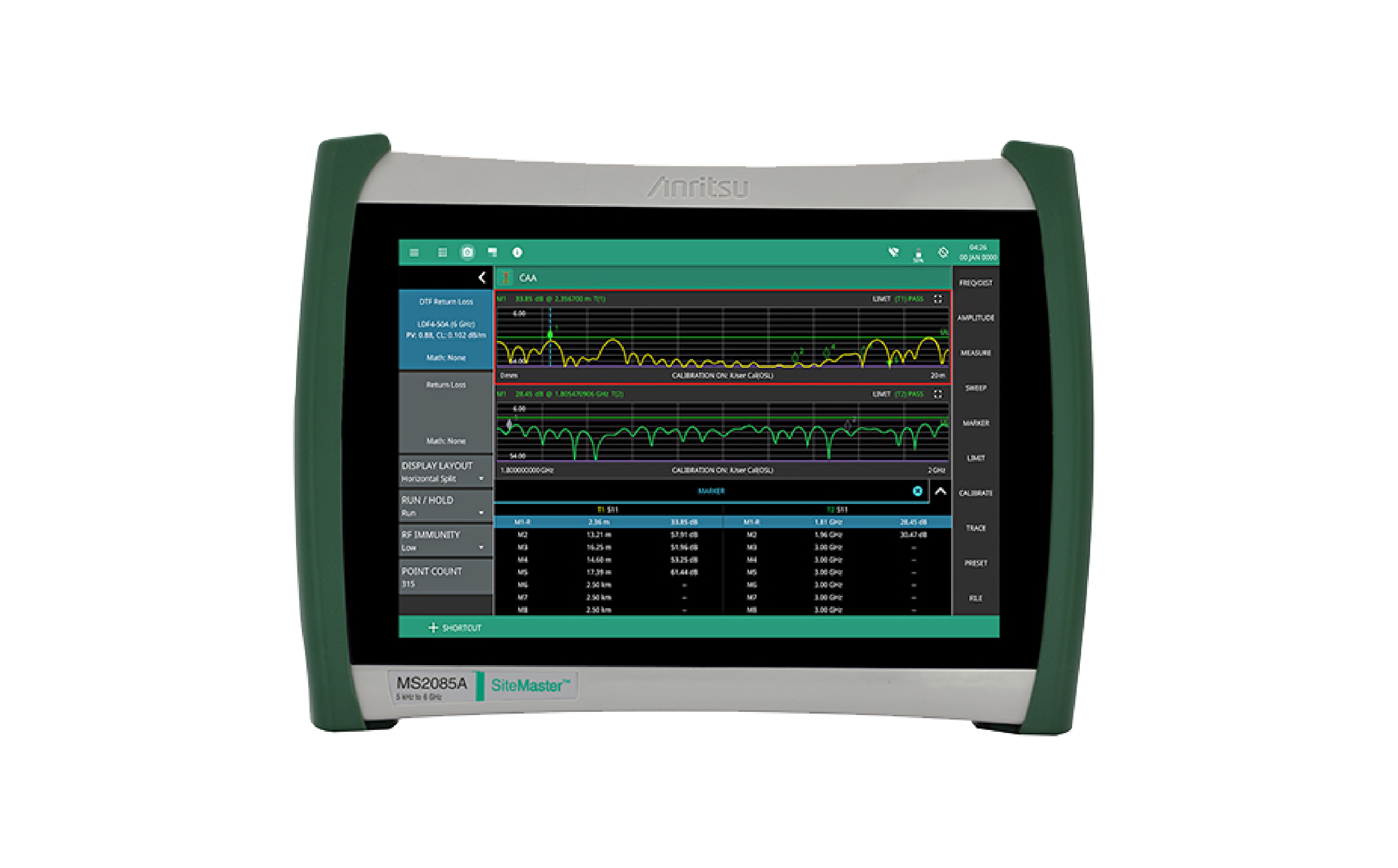 Anritsu/MS2085A/MS2089A_手持式電纜與天線分析儀