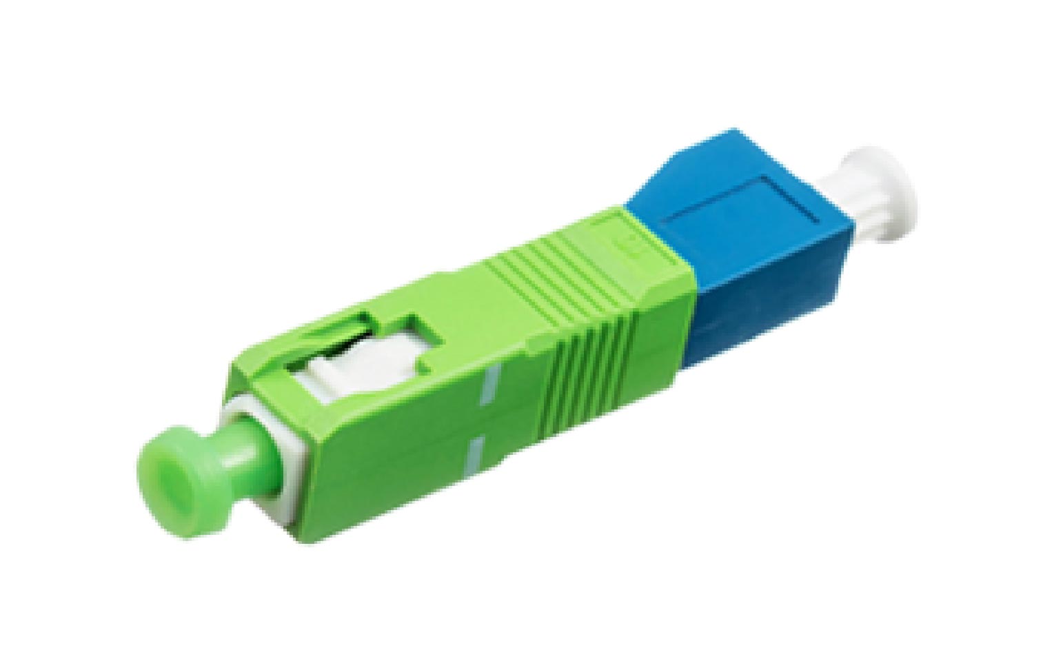 SC/APC(公)－LC/UPC(母)單模光纖轉接頭