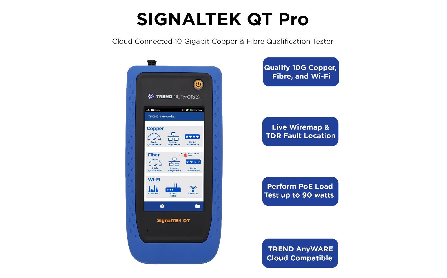 TREND Networks/SignalTEK QT Pro_手持式高階網路測試儀